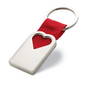 Heart Metal Keyring