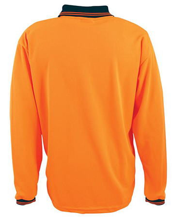 Hi Vis Long Sleeve Polo 