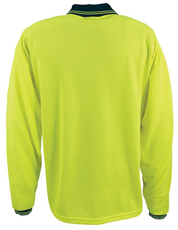 Hi Vis Long Sleeve Polo 