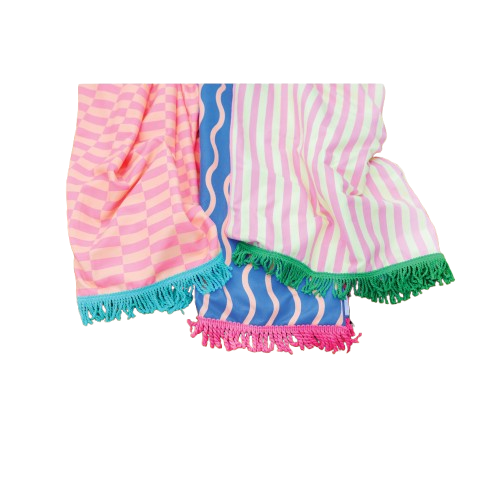 isGift 3pcs Assorted Quick Dry Tassel Towel 