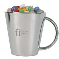 Jelly Bean Factory Gourmet Jelly Beans In Stainless Steel Coffee Cup