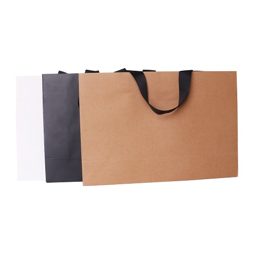 Large Paper Bag with Thread Flat Handle(380 x 270 x 120mm) 