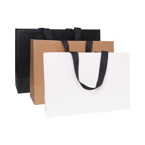 Large Paper Bag with Thread Flat Handle(380 x 270 x 120mm) 