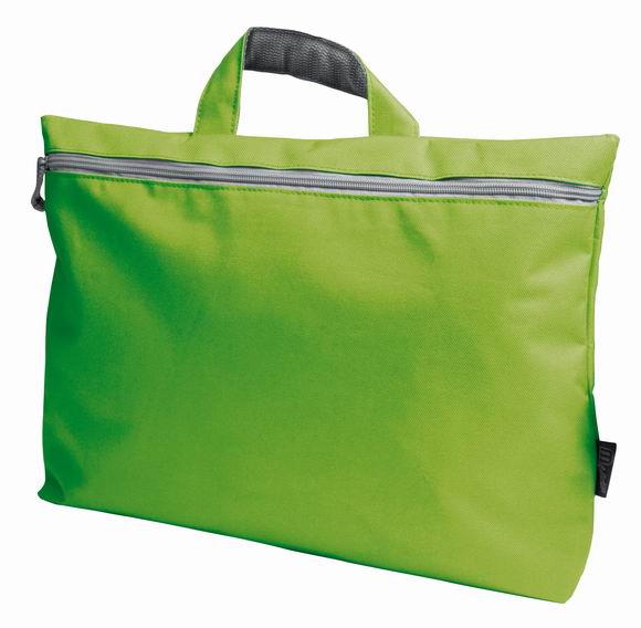 Lime Green Nylon Conference Bag