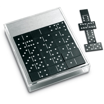 Magnetic domino game
