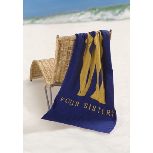 Medium Woven Beach Towel - Jacquard 