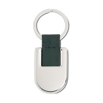 Metal Keyring with PU Strap 