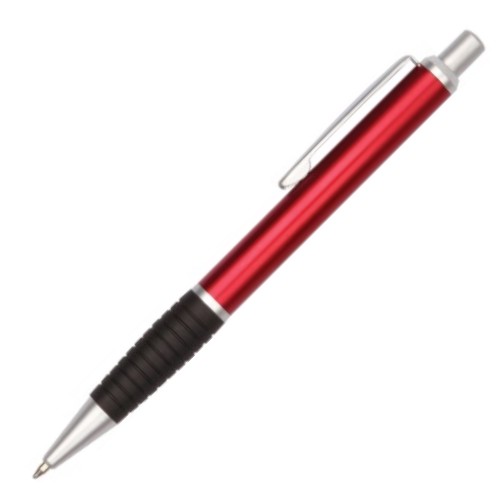 Metal Rubber Grip Pen 