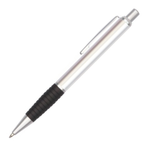 Metal Rubber Grip Pen 