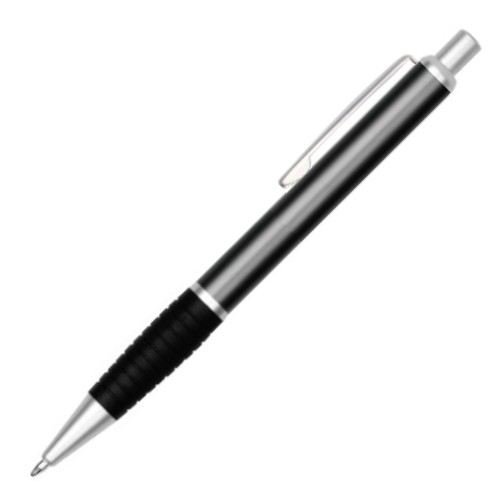 Metal Rubber Grip Pen 