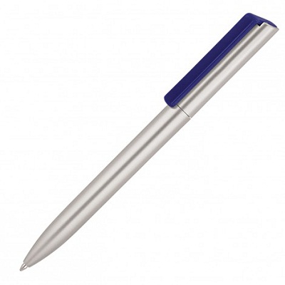 Minimalist Silver Ballpoint Pen 