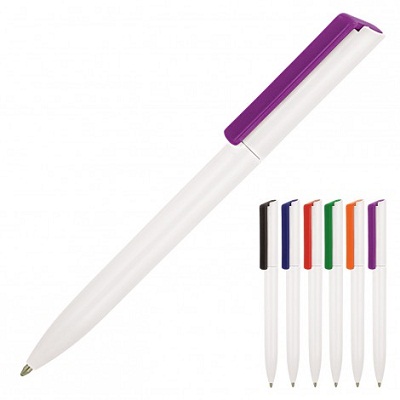 Minimalist White Ballpoint Pen