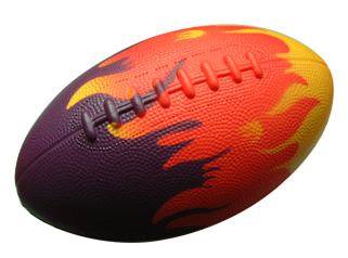 Multicolour Stress Reliever American Football Shape