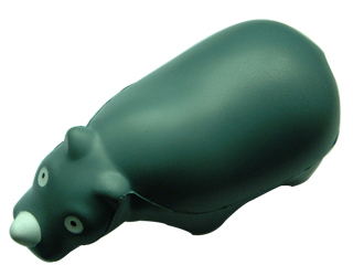 Multicolour Stress Reliever Rhinoceros