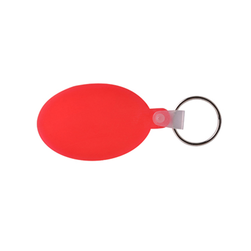 Oval Durasoft Keyring 