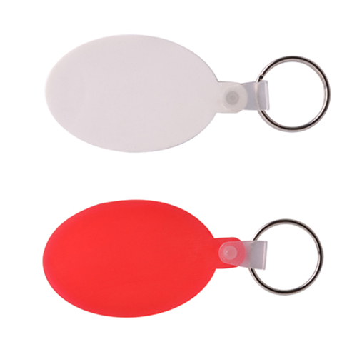 Oval Durasoft Keyring 