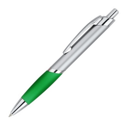 Plastic Pen with coloured grip