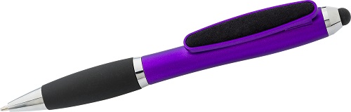 Plastic Twist Action Ballpen with Metallic Barrel  