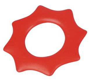 Red Stress Reliever Frisbee