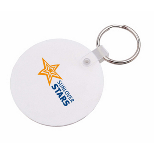 Round Durasoft Keyring