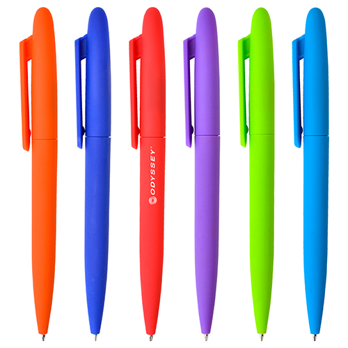 Rubberised Twister Pen 