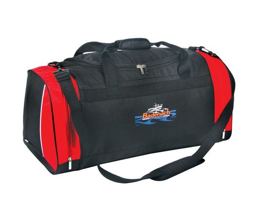 Sports Bag with Reflective Piping Wrap