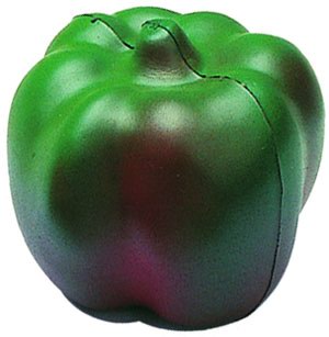 Stress Reliever Green Pepper Shape