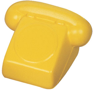 Stress Reliever Telephone Yellow