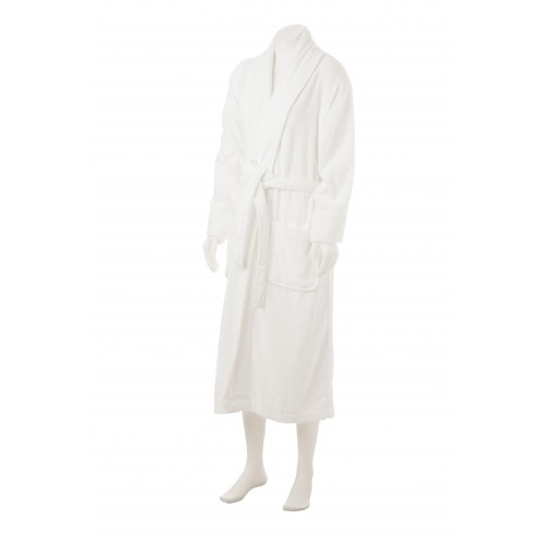 Terry Bath Robe with Collar