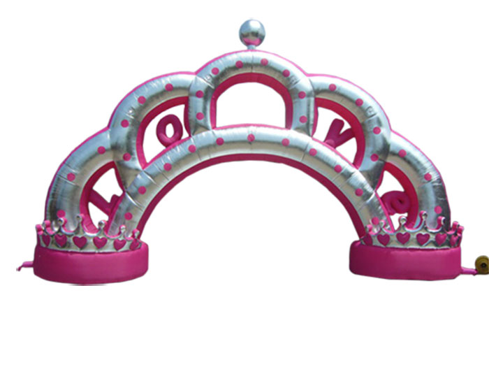 Tiara Shaped Inflatable Arch