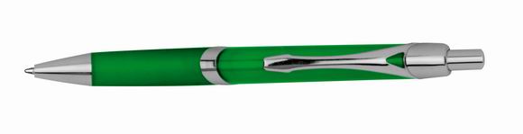 Translucent Drop Action Ballpoint Pen in Green 