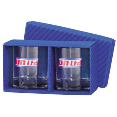 Twin Old Fashioned Glasses Pack Black