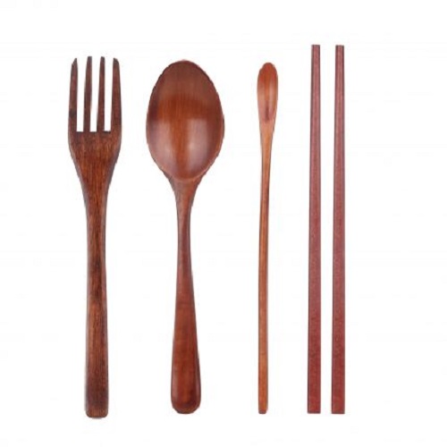 Wooden Alva Utensils Set 