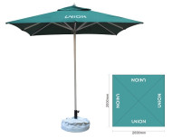 2 x 2m Square Commercial Market Umbrella