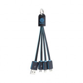 3n1 Light Up Flat Charge Cable