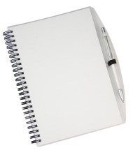 A5 Spiral notebook and pen 