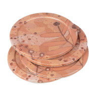 BUNHA – BUNHANGA (An Abundance of Food) Round Bamboo Coaster (4 Pack)