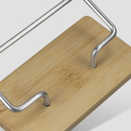 Bamboo Business Card Stand 