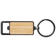 Bamboo Key Chain Bottle Opener 