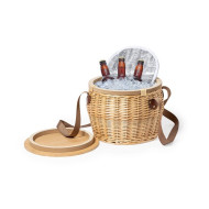 Bamboo Thermal Picnic Basket 