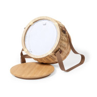 Bamboo Thermal Picnic Basket 