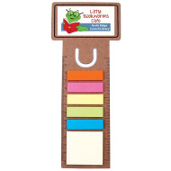 Business Card Dye Cut Bookmark/Ruler with Noteflags