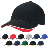 Heavy Brushed Cotton Cap with Short Velcro Fastener