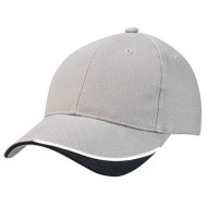 Heavy Brushed Cotton Cap with Short Velcro Fastener 