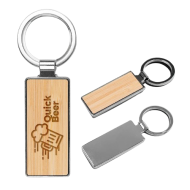 Custom Bamboo Key Tag