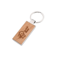 Custom Bamboo Key Tag 