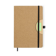 Drizax A5 Notebook with Cork Cover and Phone Holder 