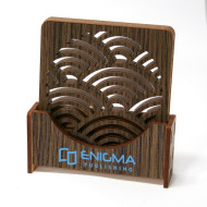 Eco MDF Coaster Set with Optional Stand 