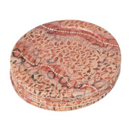 GUBARR (Red Ochre) Round Bamboo Coaster (4 Pack) 