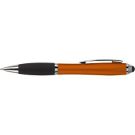 Stylus Ballpoint Pen with Rubber Grip 